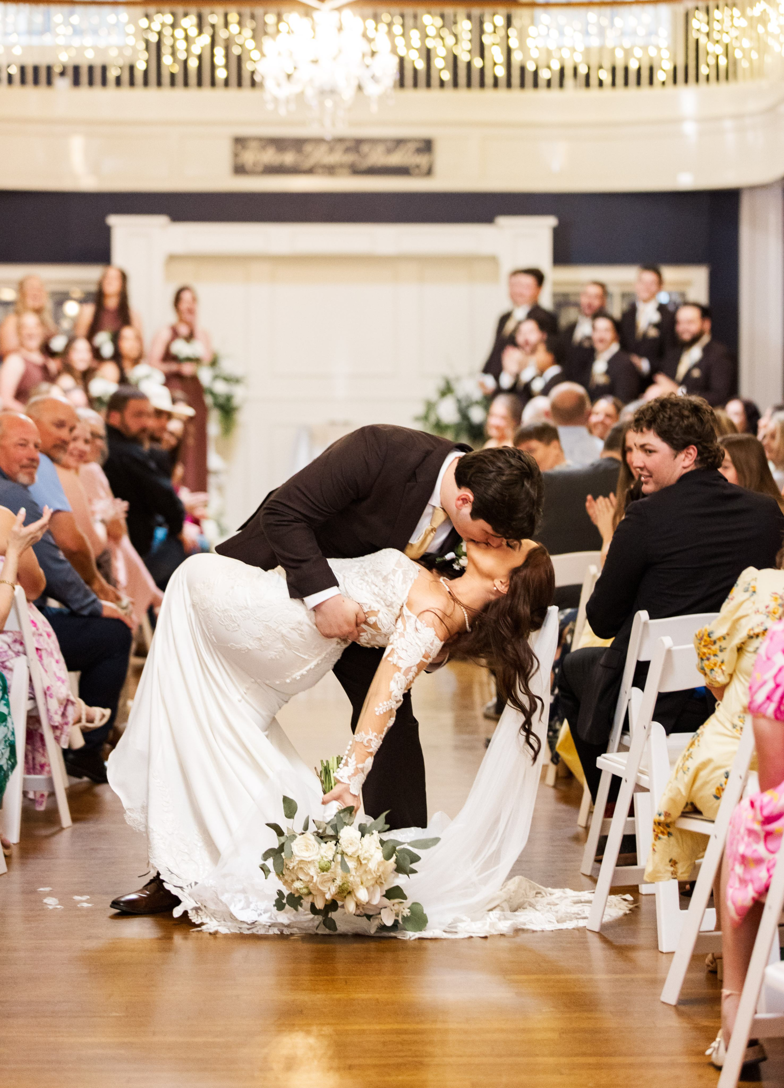 Wedding ceremony celebration at The Historic Baker Building